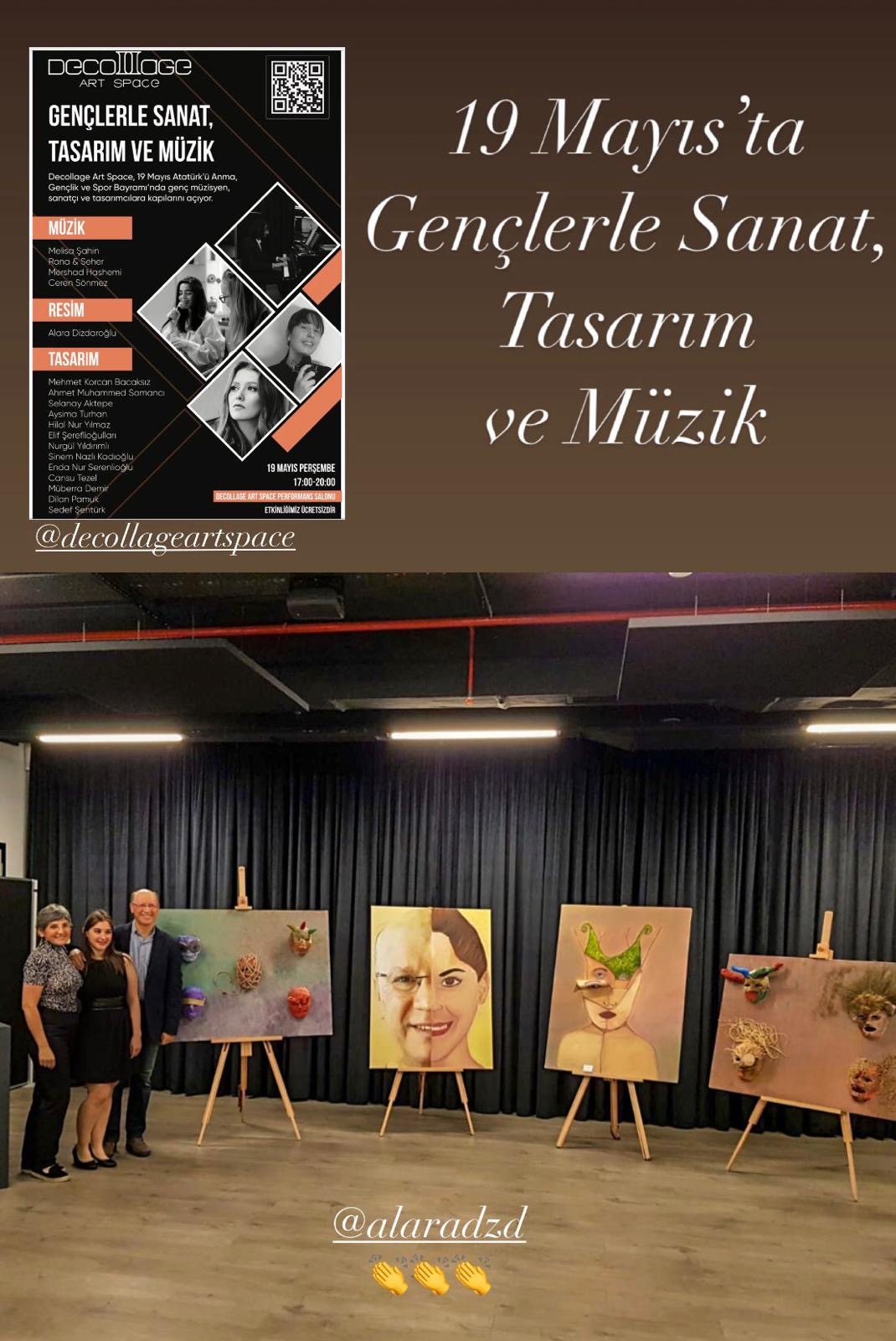 19 MAYIS’TA GENÇLERLE SANAT, TASARIM VE MÜZİK