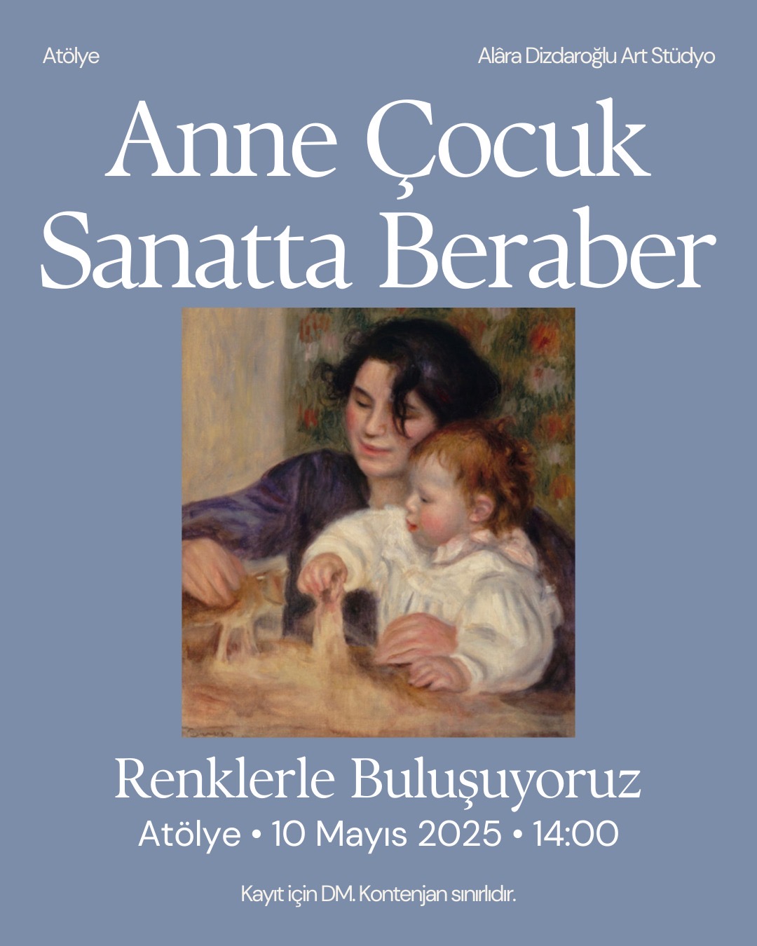 ANNE ÇOCUK SANATTA BERABER